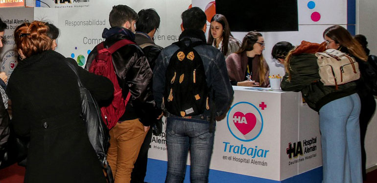 El Hospital Alemán en Expo Empleo