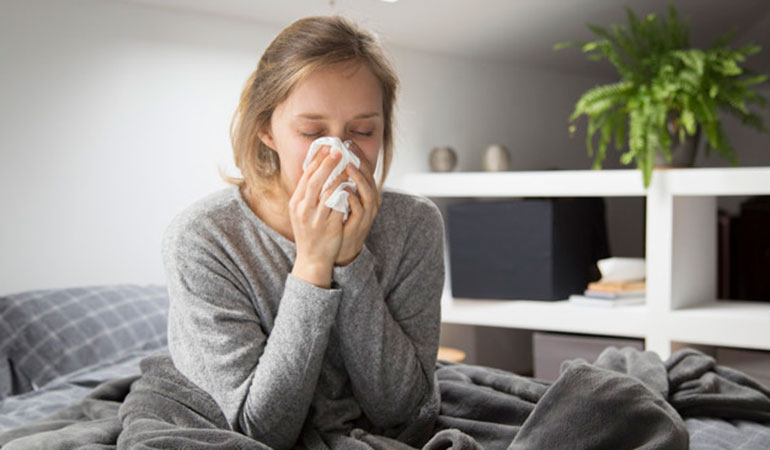 La gripe en invierno