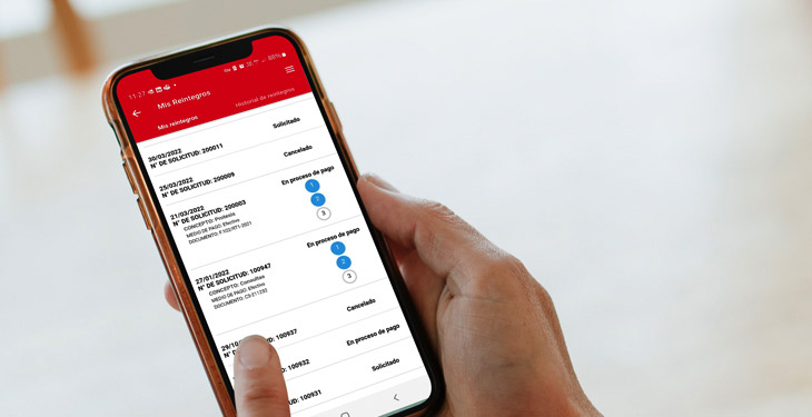Consultá tus reintegros por Portal y APP