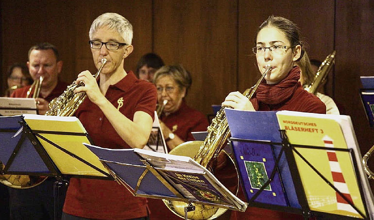 Recital de bronces en el Hospital Alemán