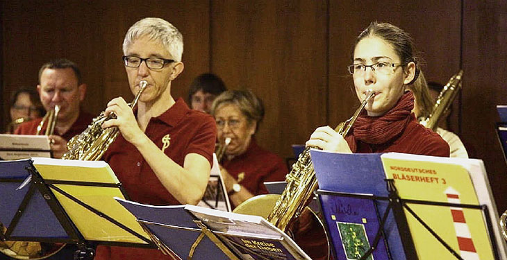 Recital de bronces en el Hospital Alemán