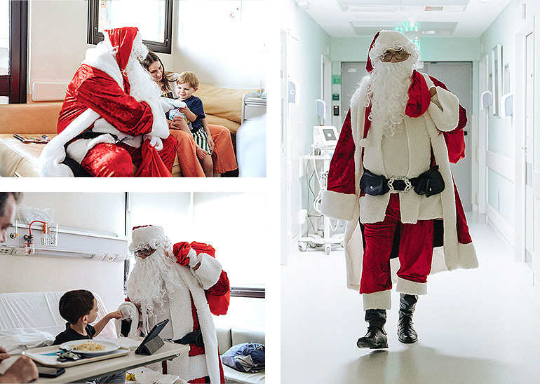 ¡Papá Noel visitó nuestro Hospital!