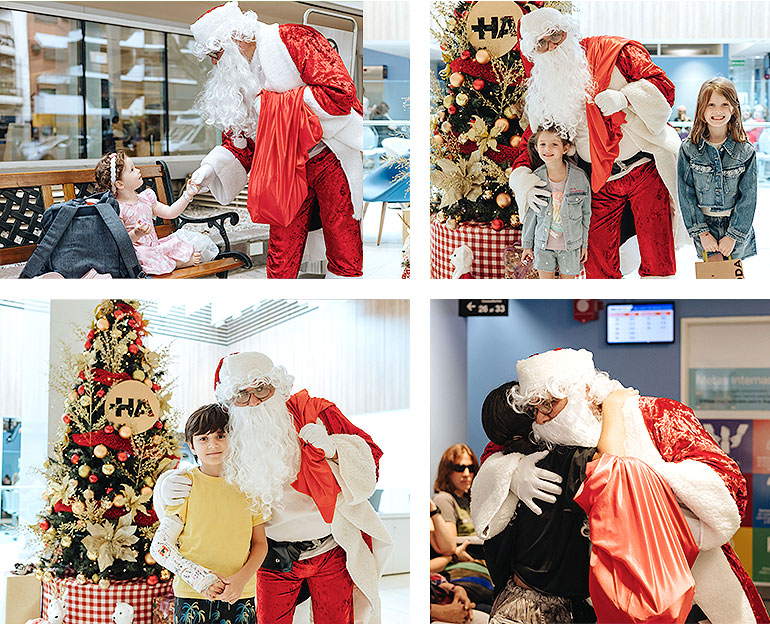 ¡Papá Noel visitó nuestro Hospital!