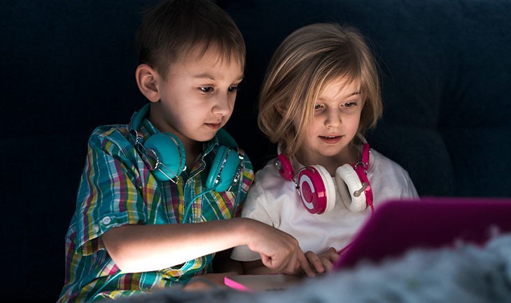 Pequeños atrapados en las pantallas